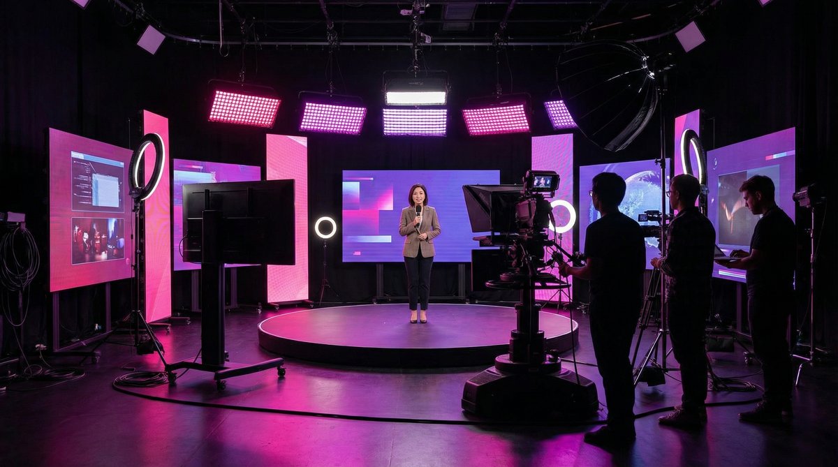 高清视频专业视频制作现场